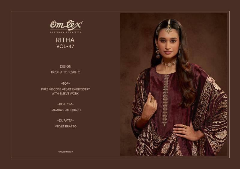 Omtex ritha vol 47 dress materials wholesale in tirupur